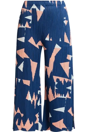 PLEATS PLEASE ISSEY MIYAKE Lucid cropped trousers