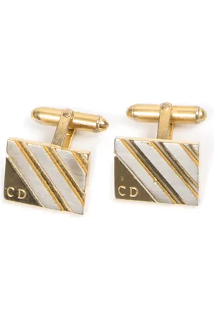 Dior 1980s CD cufflinks