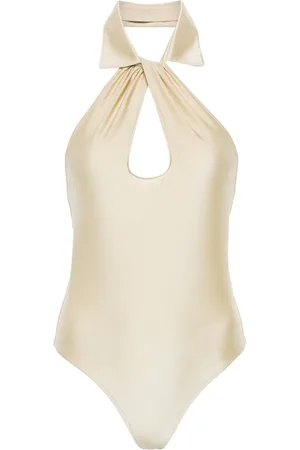 COPERNI Spread-collar cut-out detail bodysuit