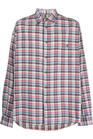 Missoni 1990s tartan-check cotton shirt