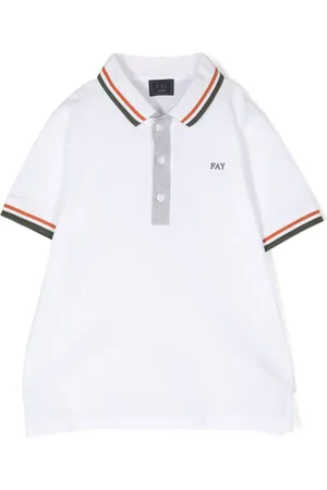 FAY Logo-embroidered polo shirt
