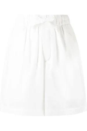 Tekla Drawstring-waist pajama shorts