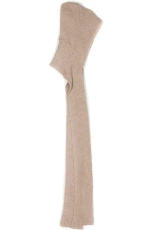 MAGDA BUTRYM Hooded ribbed-knit scarf