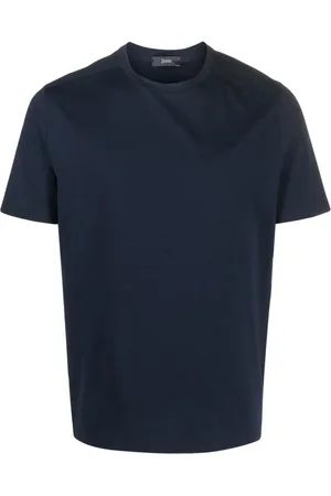 HERNO Shortsleeved crew-neck T-shirt