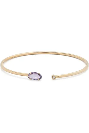 JIA JIA 14kt yellow Bendable pink sapphire cuff bracelet