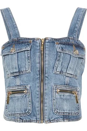 Liu Jo Denim cropped top
