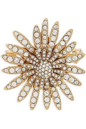 Dolce & Gabbana Daisy crystal-embellished brooch (30mm)