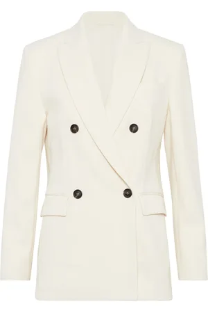 Brunello Cucinelli Double-breasted wool blazer