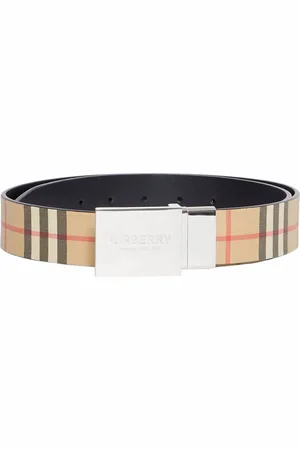 Burberry Reversible Vintage Check print belt