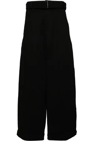 SONGZIO Curve wide belted jeans