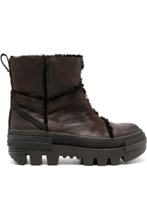 Premiata Exposed-seam leather boots