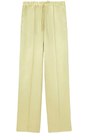 Jil Sander Glossy-finish trousers