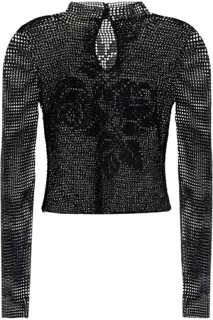 MAGDA BUTRYM Lace crochet-knit blouse