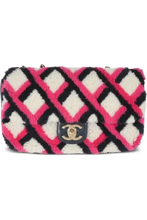 CHANEL 2016-2017 Classic Flap shearling shoulder bag