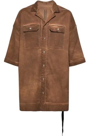 Rick Owens Magnum Tommy waxed shirt