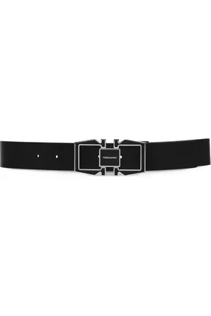 Salvatore Ferragamo Gancini-buckle revesible leather belt