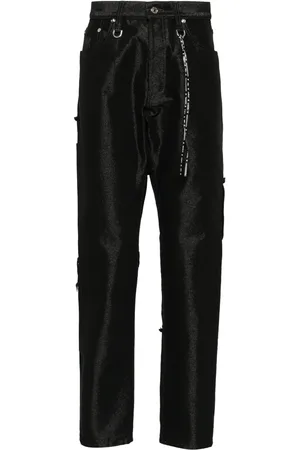 MASTERMIND JAPAN Puzzle straight-leg jeans