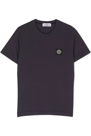 Stone Island Logo-patch short-sleeve T-shirt