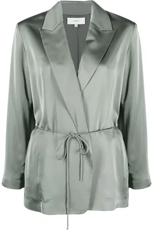 Vince V-neck double-breasted blazer