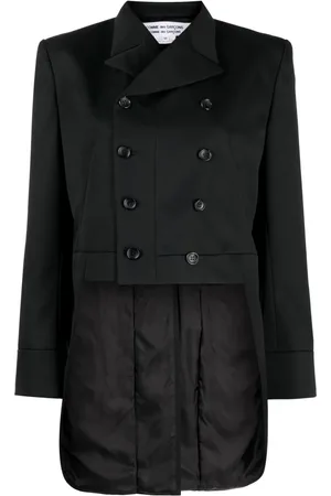 Comme des Garçons Double-breasted cropped blazer