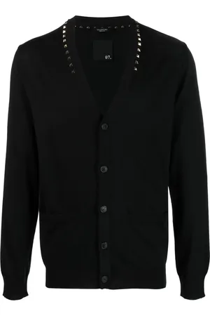 VALENTINO GARAVANI Rockstud-embellished wool cardigan
