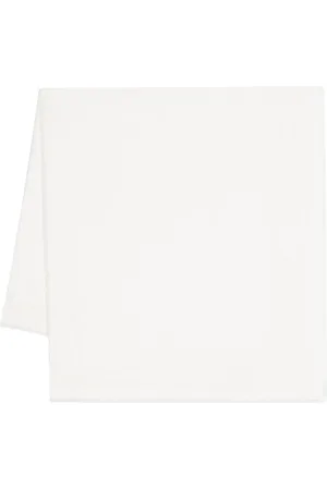Karl Lagerfeld Monogram-pattern frayed scarf