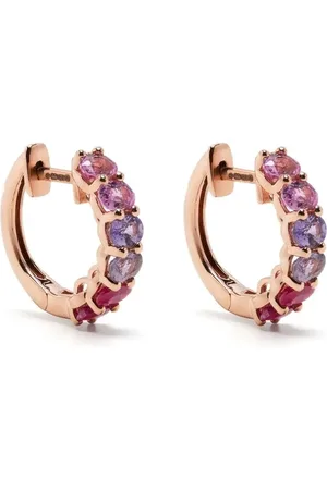 Roxanne First 14kt rose gold Chunko hoop earrings