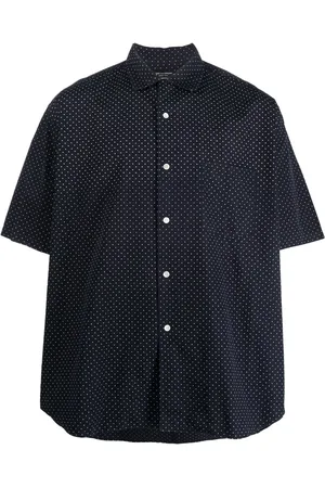 Comme des Garçons 1990s polka dot short-sleeved shirt