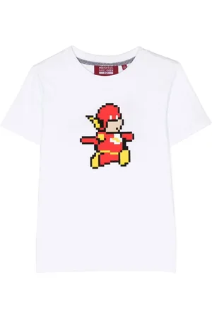 MOSTLY HEARD RARELY SEEN Mini Zooom cotton T-shirt
