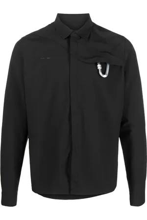 HELIOT EMIL Carabiner-detail plain shirt