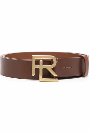 Ralph Lauren Logo-buckle leather belt