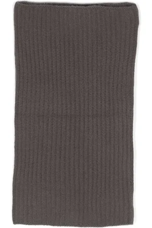 LISKA Ribbed-knit cashmere scarf