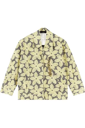 SONG FOR THE MUTE Floral-pattern " " coach jacket