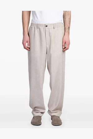 GRIFONI Mélange-effect trousers