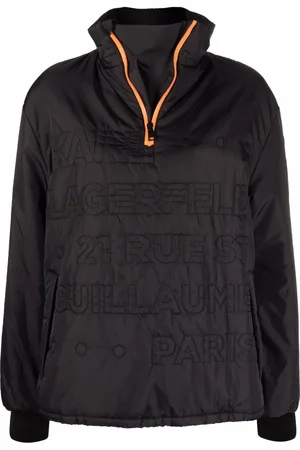 Karl Lagerfeld Half-zipped padded jacket