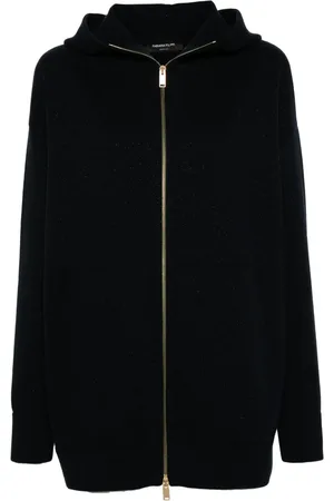 Fabiana Filippi Lurex-detail hoodie