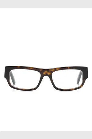 Balenciaga BB0304O rectangle-frame tortoiseshell glasses