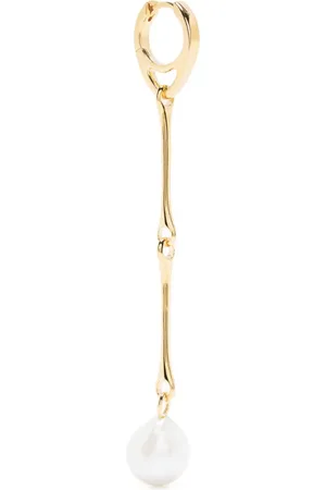 Maria Black Stag pearl drop earring