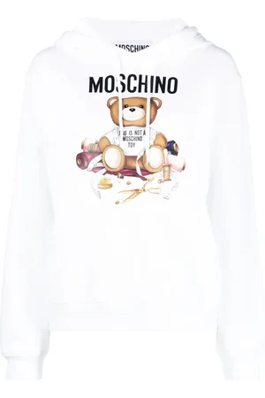 Moschino Sewing Teddy Bear-print hoodie