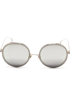 DITA EYEWEAR Freebird round-frame mirrored sunglasses