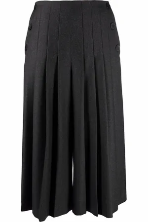 Dior 2010 pleated high-waisted culottes