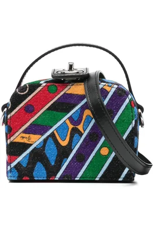 PUCCI Junior Onde-print shoulder key