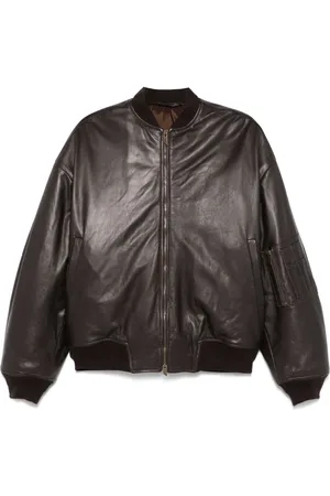 SALVATORE SANTORO Leather bomber jacket