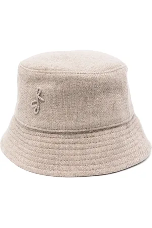 Ruslan Baginskiy Monogram-embellished bucket hat