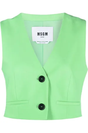 Msgm Button-front tailored waistcoat