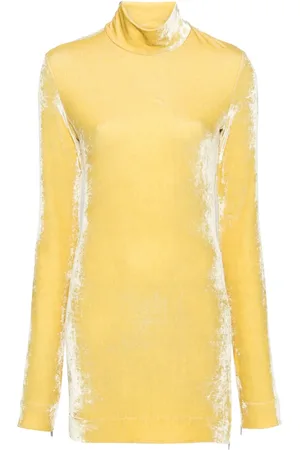 Jil Sander Long-sleeve velvet top