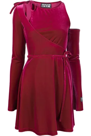 VERSACE Cut-out velvet dress