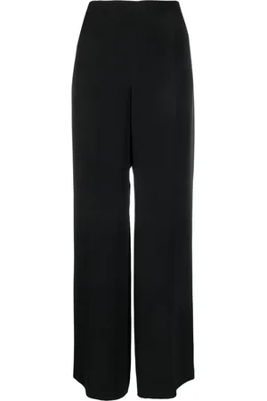 Giorgio Armani 1990s wide-legged tailored silk trousers