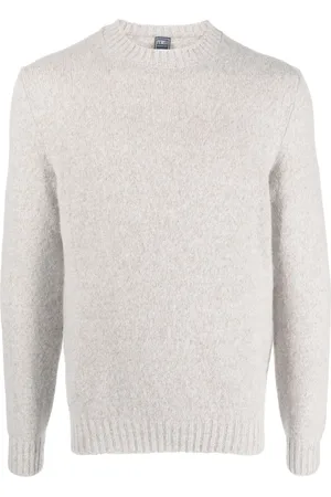 FEDELI Long-sleeve crew-neck jumper
