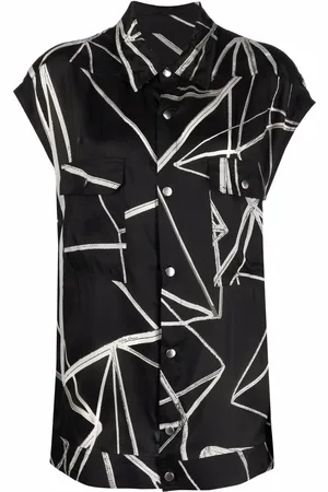 Rick Owens Graphic-print overshirt